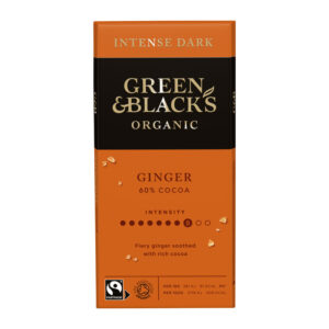 GREEN & BLACKS Organic Ginger Dark Chocolate Bar 90g