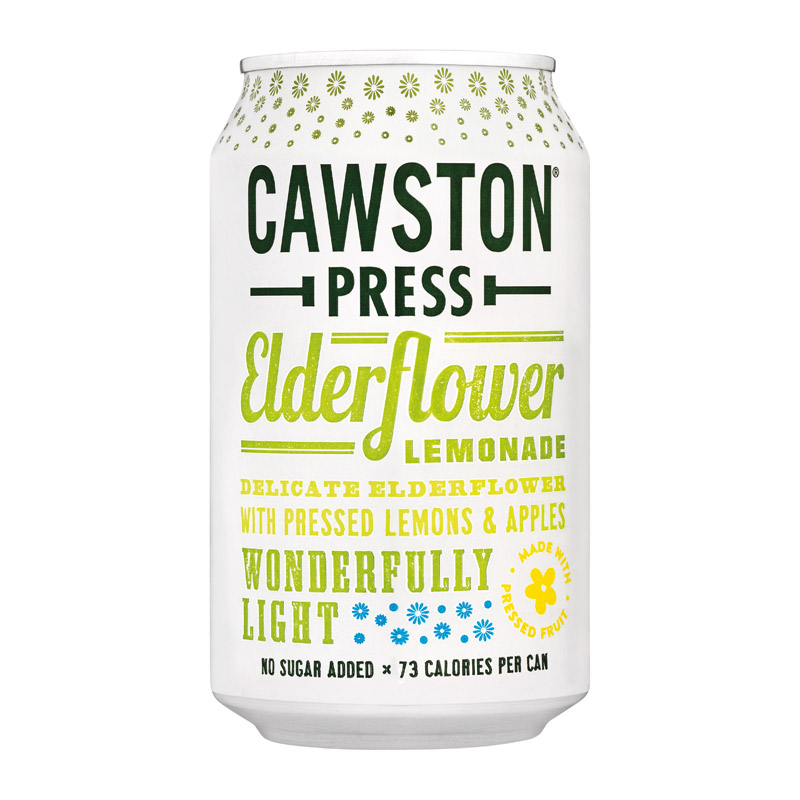 CAWSTON PRESS Sparkling Elderflower Lemonade Cans