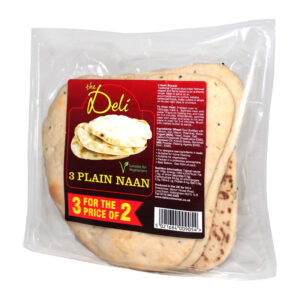 THE DELI 3 Plain Naan Bread