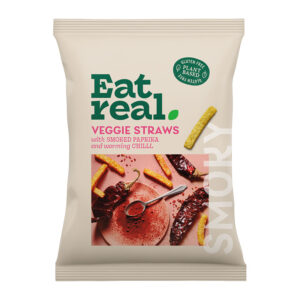 EAT REAL Veggie Straws Smoked Paprika & Chilli 110g