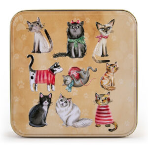 GRANDMA WILDS Cats in Jumpers Tin - Assorted Biscuits