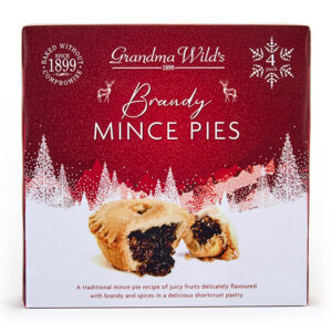 GRANDMA WILD'S 4 Brandy Mince Pies