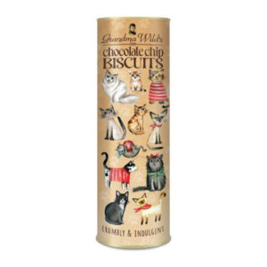 GRANDMA WILDS Cats in Jumpers Giant Tube - Choc Chip Biscuits