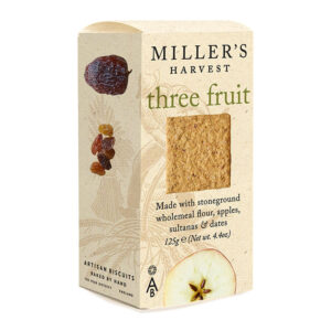 MILLER'S HARVEST Three-Fruit Crackers