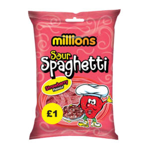 Millions Sour Spaghetti Strawberry