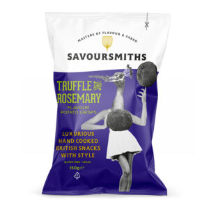 SAVOURSMITHS Truffle and Rosemary Potato Crisps