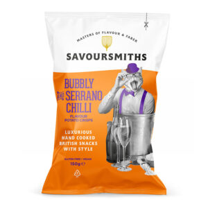 SAVOURSMITHS Bubbly and Serrano Chilli Potato Crisps